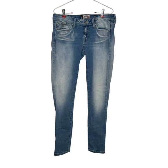 Akoo Denim - The Akoo Women's Jeans Comfort Stretch Low Rise Medium Wash Pants Sz.‎ 28